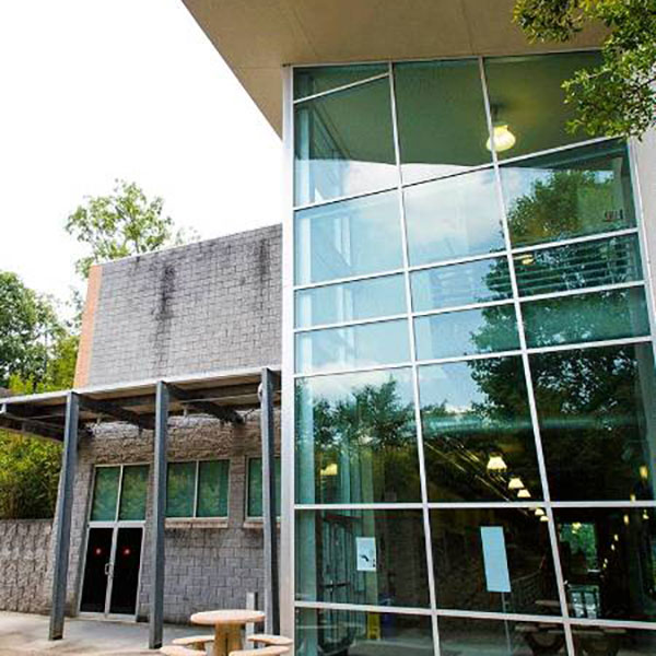 exterior of visualarts building