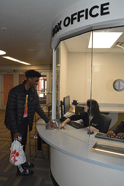Student Buys Ticket at KSU Box Office