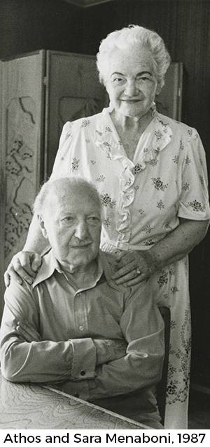 ksu athos menaboni and sara menaboni in 1987