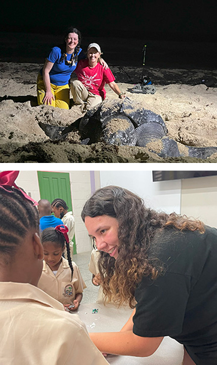 The Canadian Sea Turtle Network (CSTN) and The Nature Seekers (NS) in Matura, Trinidad.
