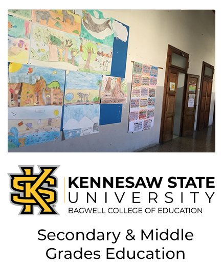 KSU Italy and the Department of Secondary & Middle Grades Education