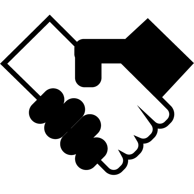 Two hands shaking