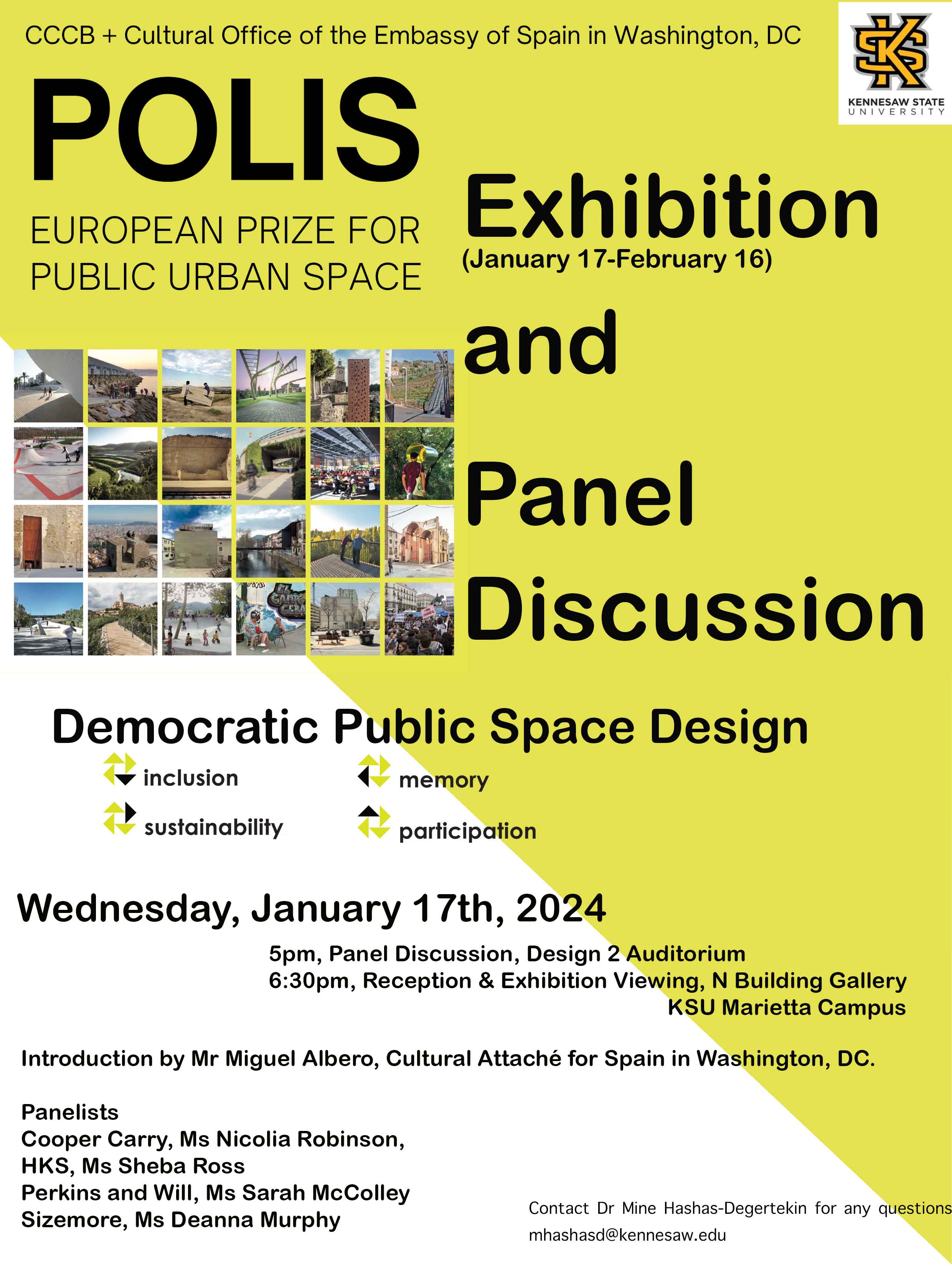 POLIS Exhibition and Panel Discussion