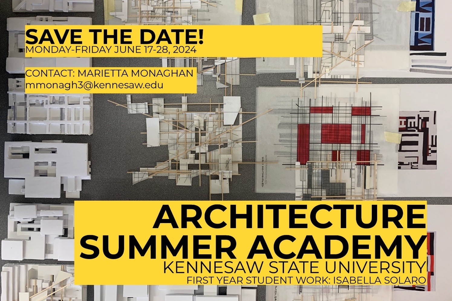 2024 Architecture Summer Academy Poster