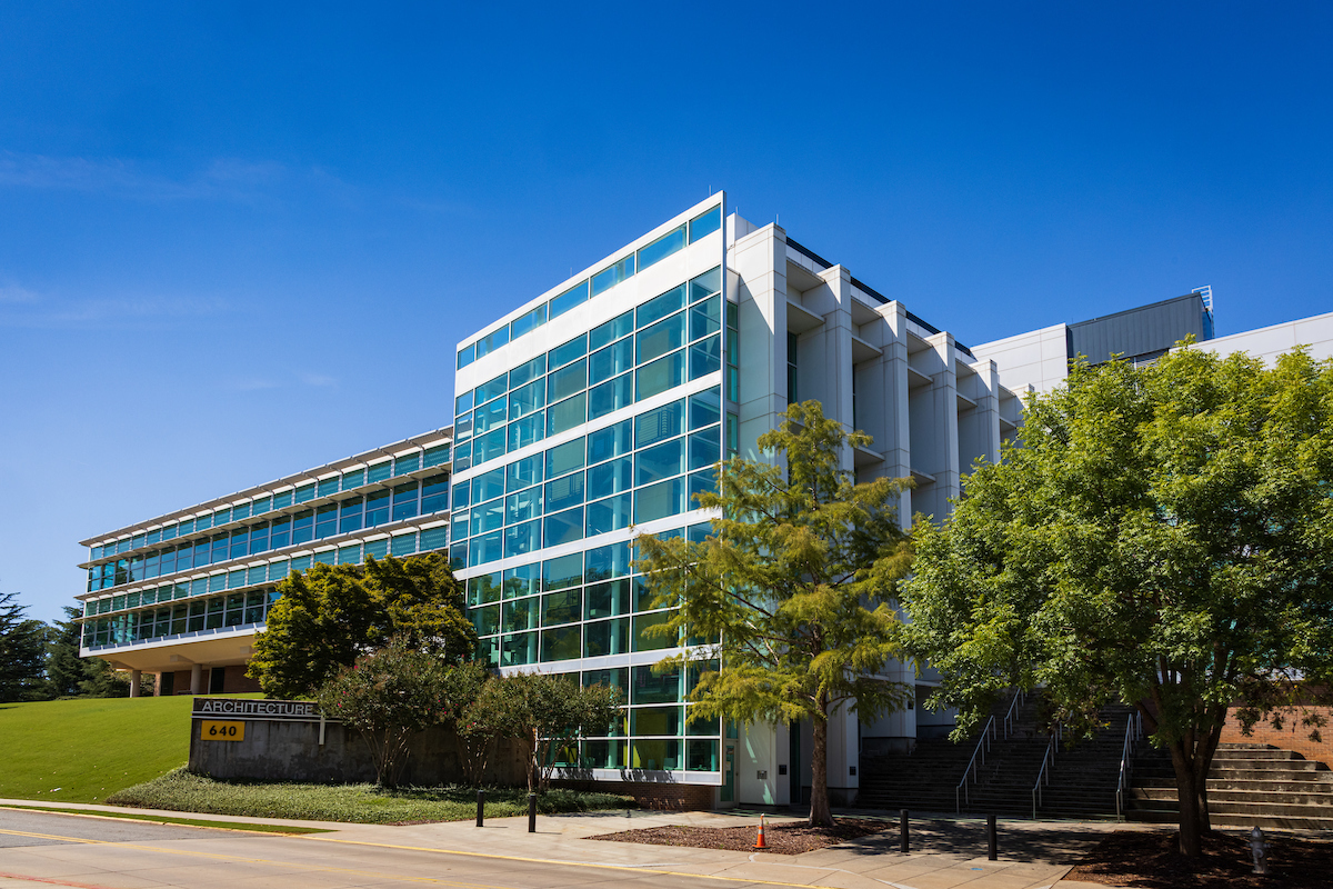 outside KSU Architecture building