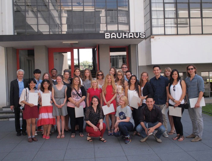alt="Dessau Summer School of Architecture students studying abroad"