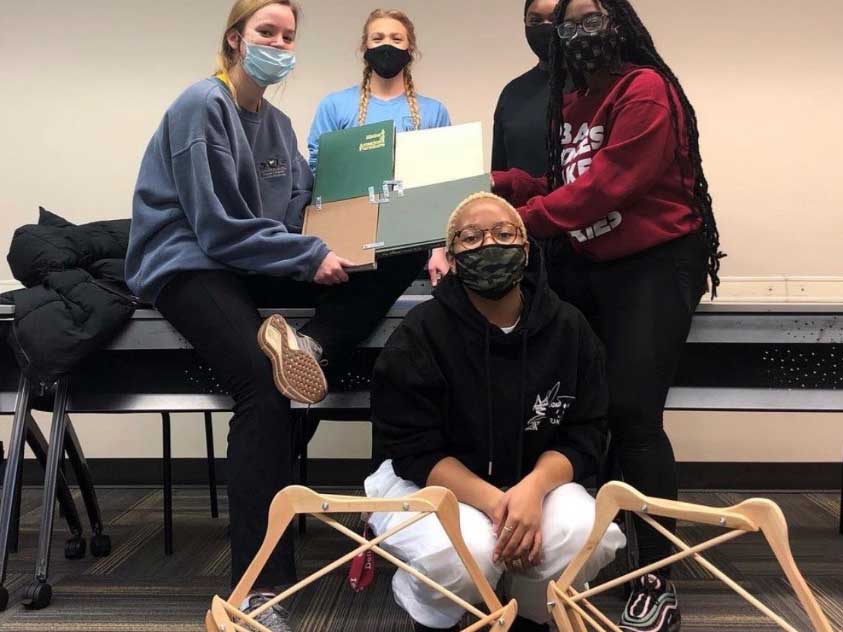 Members of KSU Women in Construction Give Back