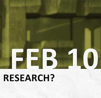 February 10 research symposium graphic