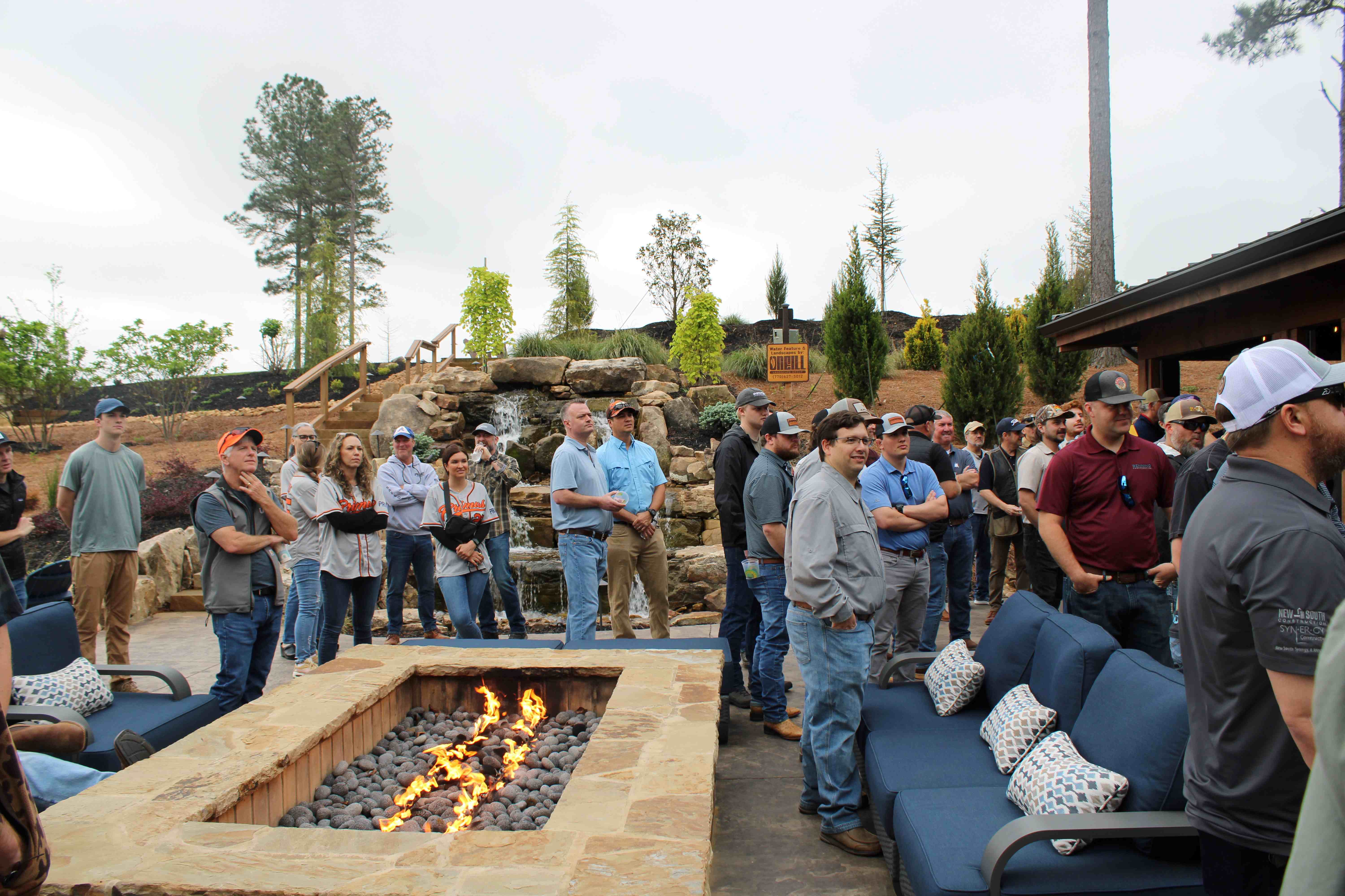 Teams gathered for the 2025 Sporting Clays Fundraiser.