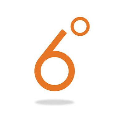 6 degrees logo
