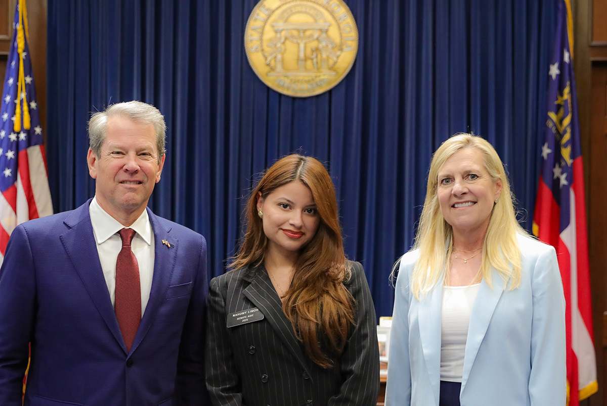 Kennesaw State student leads with purpose through internship in Governor Kemp's Floor Leaders Office