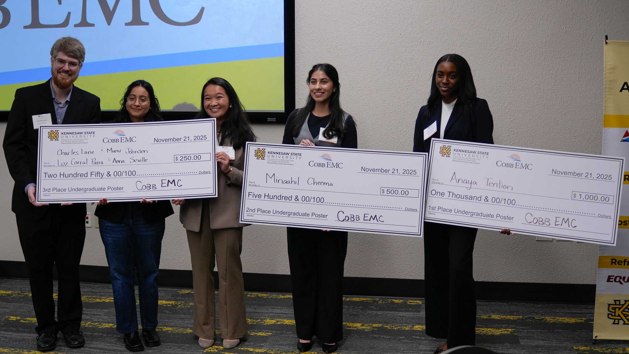 Undergraduate Poster Winners