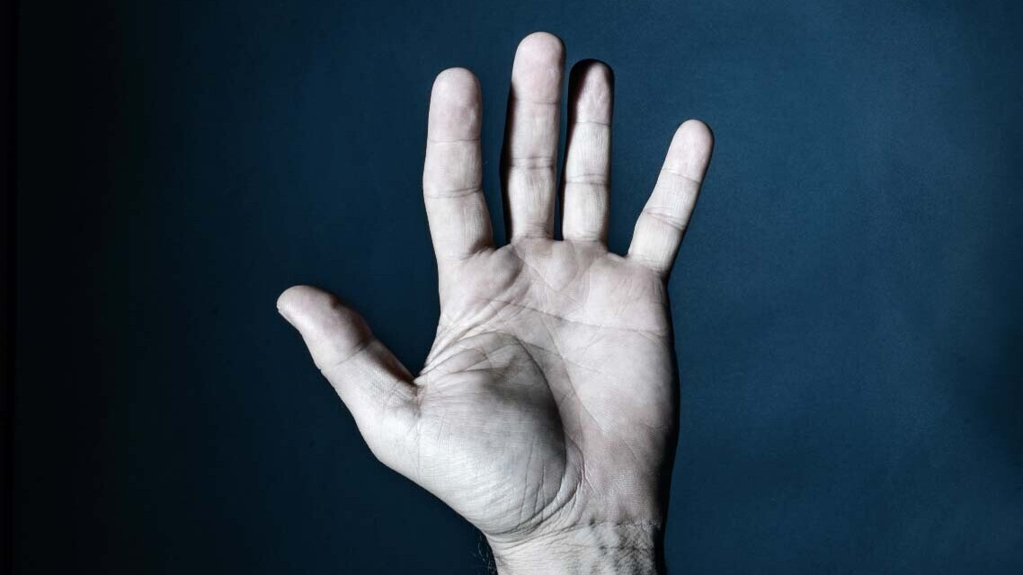 Raised hand