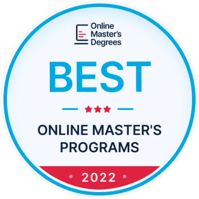 online master's degree best online master's programs 2022 badge