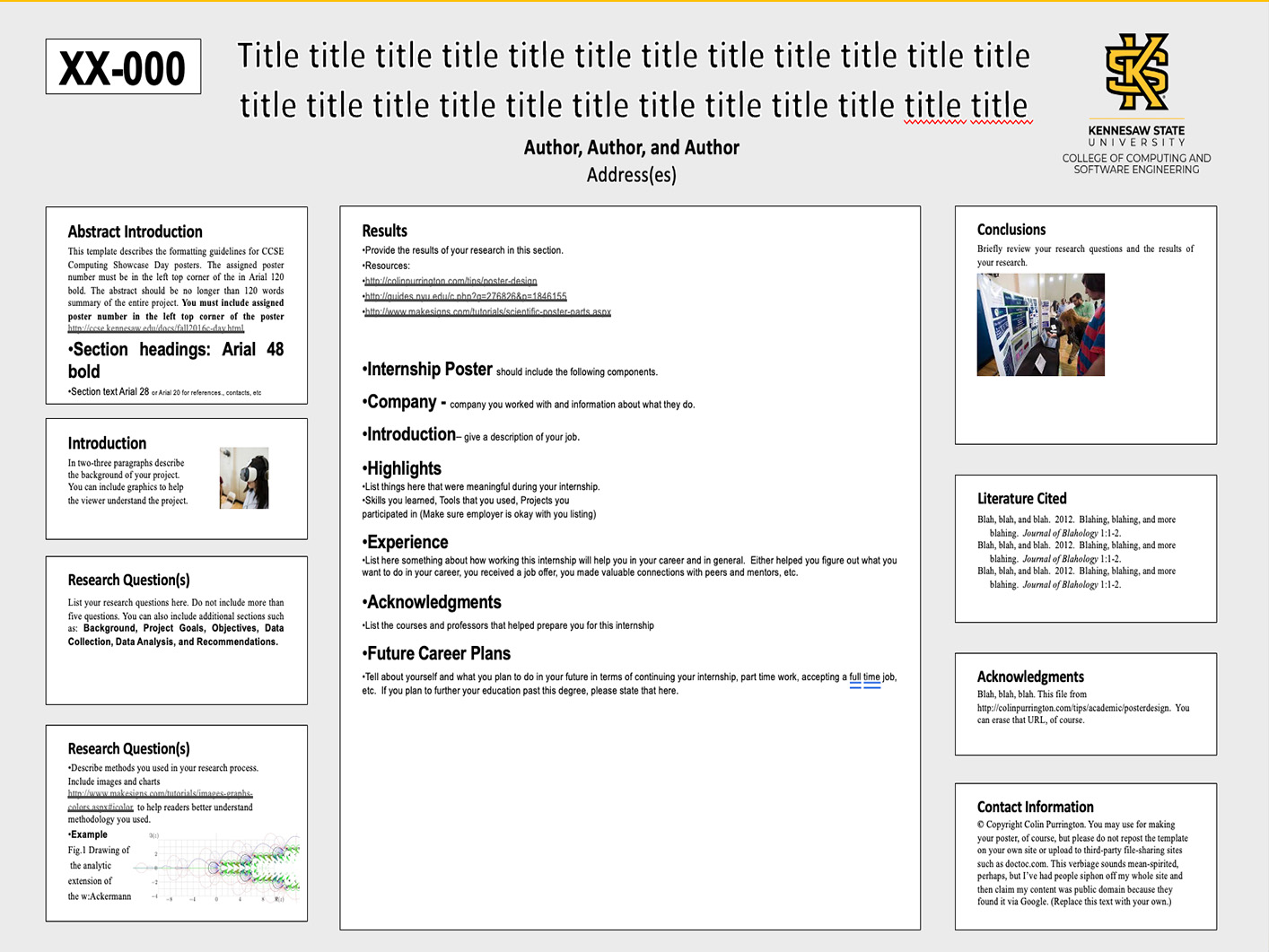 c day template example three, four pannels on the left, one large middle panel, ad four pannels on the right,on gray background