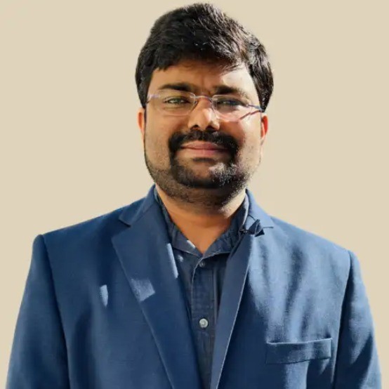 SWE Advisory Board member Sudheer Amgothu smiles.