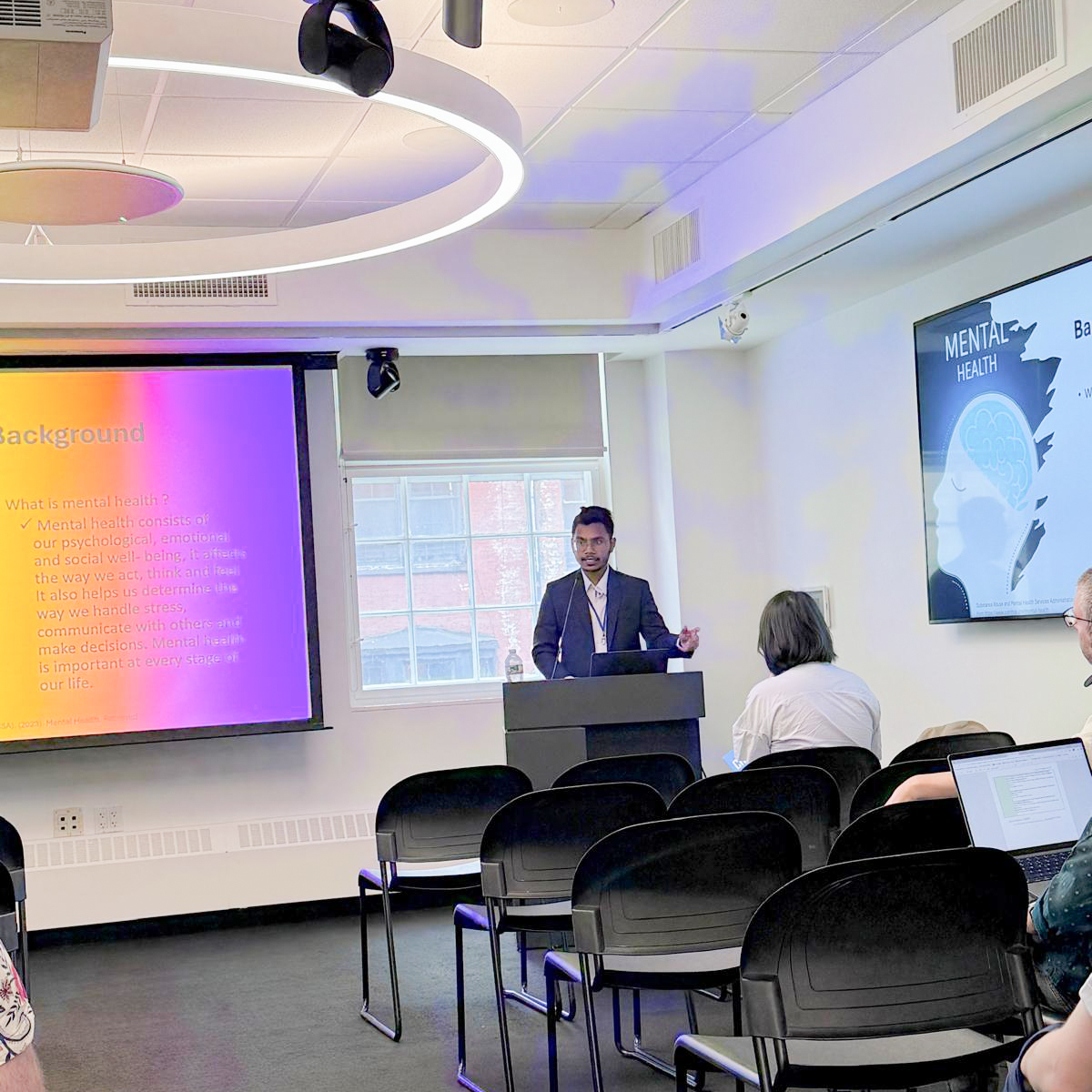 Abm Adnan Azmee presenting in IEEE:ACM CHASE 2025