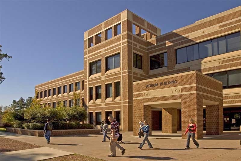 KSU atrium building.