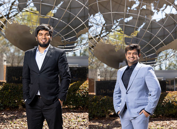 photos of Jobair Hossain Faruk and Dinesh Reddy