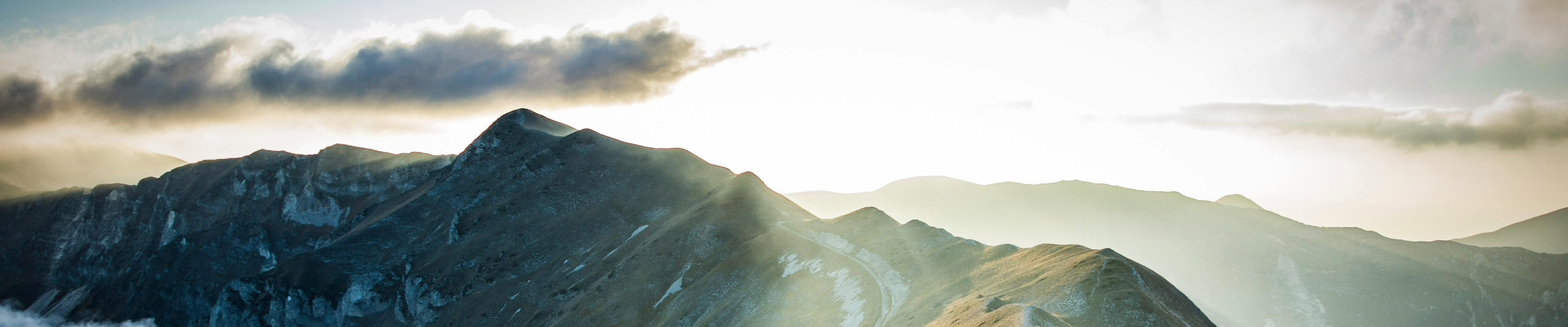 landscape of mountains