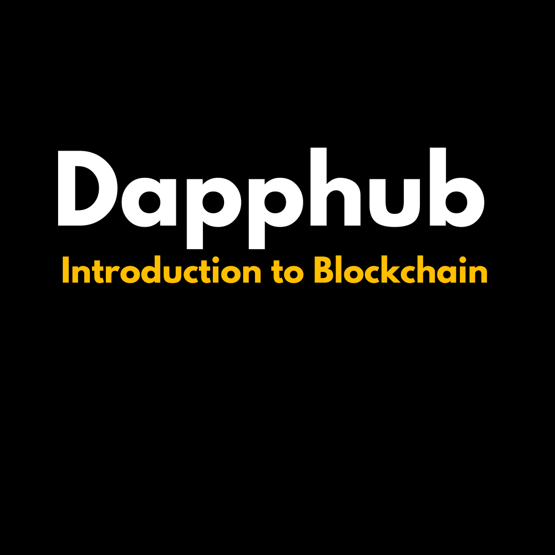 Dapphub Introduction to Blockchain Event