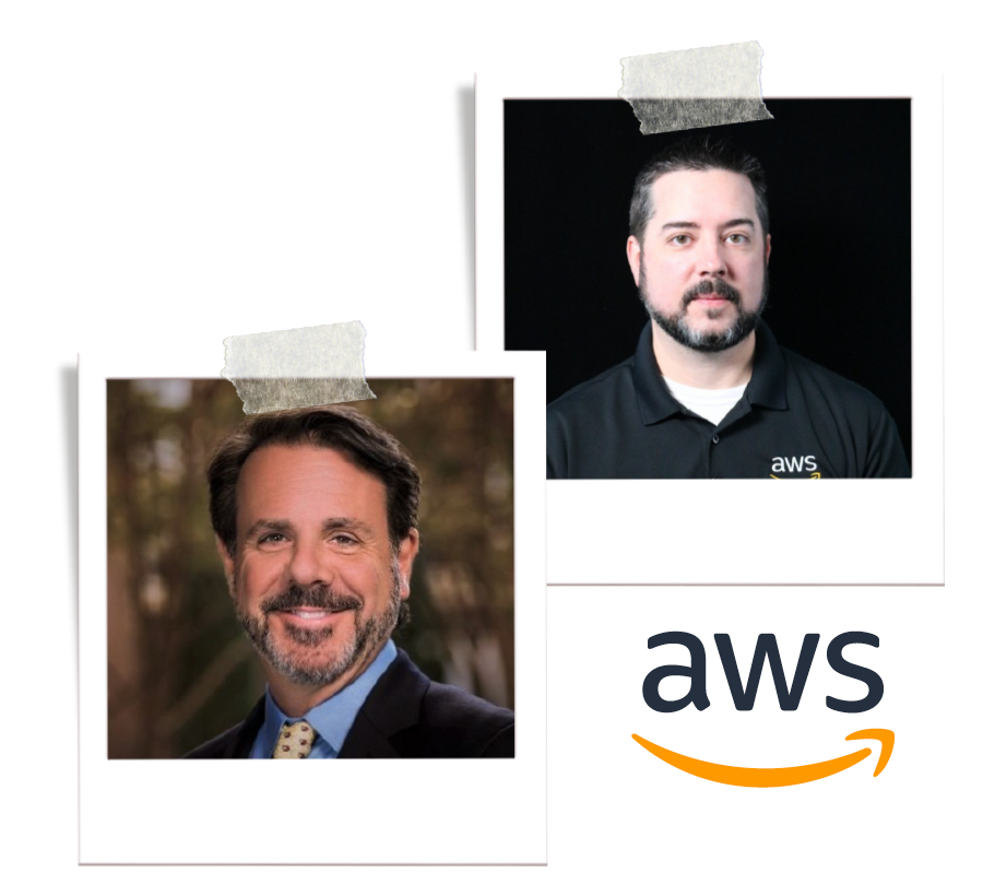 Louis Lelerc and Chris Riddle from AWS