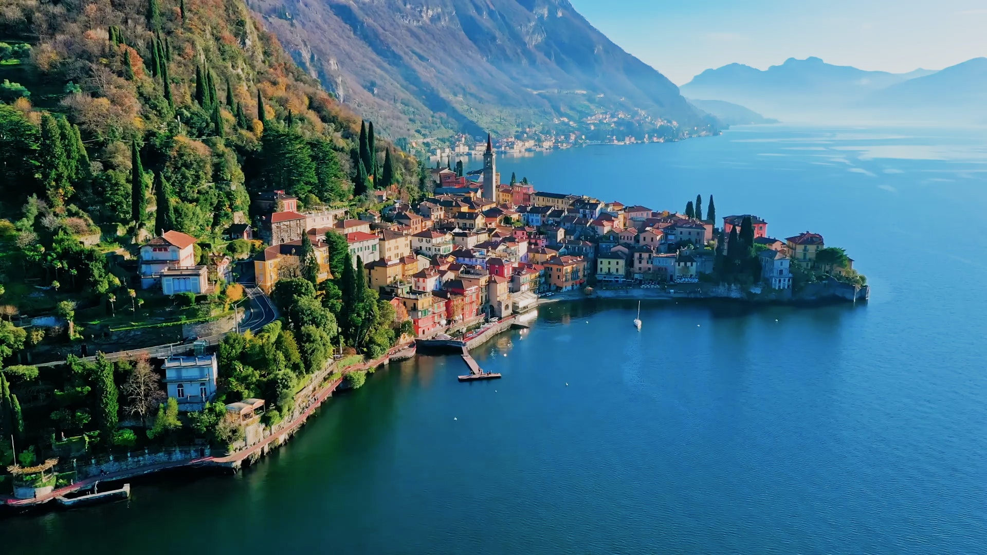 photo of lake como in italy