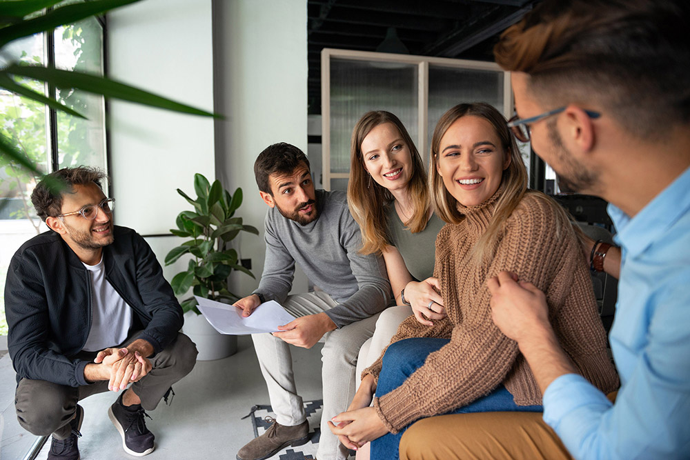 a photo of a group of people