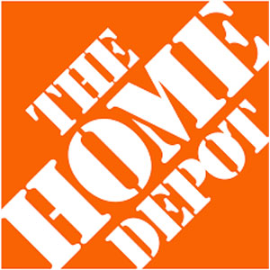 The Home Depot logo.
