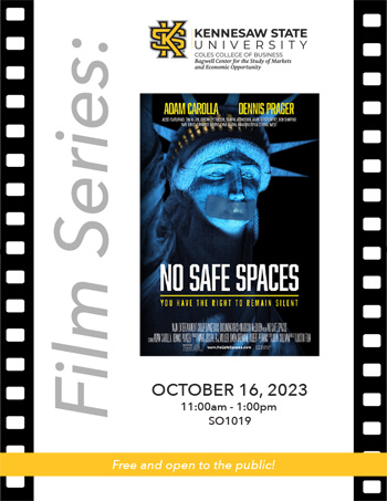 No Safe Spaces flyer