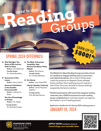 Market for Ideas Reading Groups Spring 2024