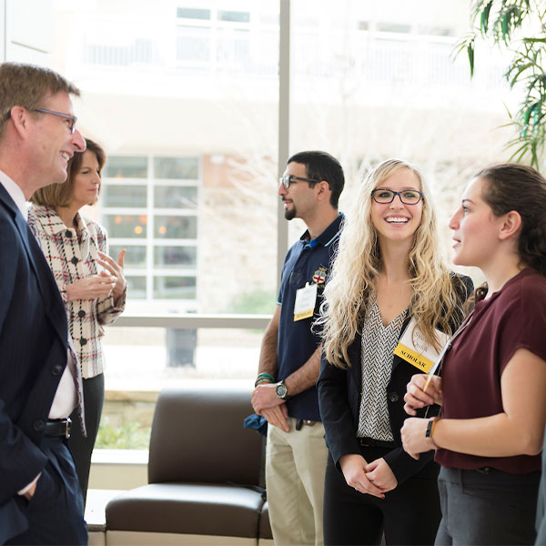 Group of KSU Business students.