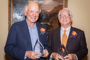 2021 Coles College Hall of Fame Inductees Michael Leven and J. Larry Stevens