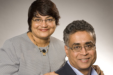 Entrepreneurs Sid and Sophie Mookerjo have established the Kennesaw State University Mookerji Innovation Fund