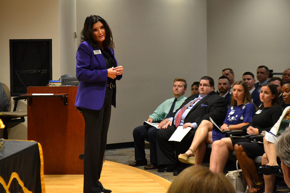 Michele Velcheck of Solid Source Realty at Kennesaw State University Beta Gamma Sigma Induction