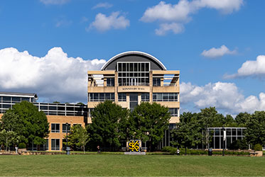 KSU campus and the Kennesaw Hall building