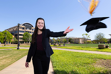 Hospitality Management Graduate Elise Majetich at Kennesaw State University