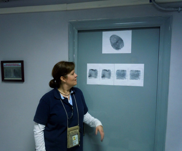 Lauren Reed with Afghanistan Biometric Training Center