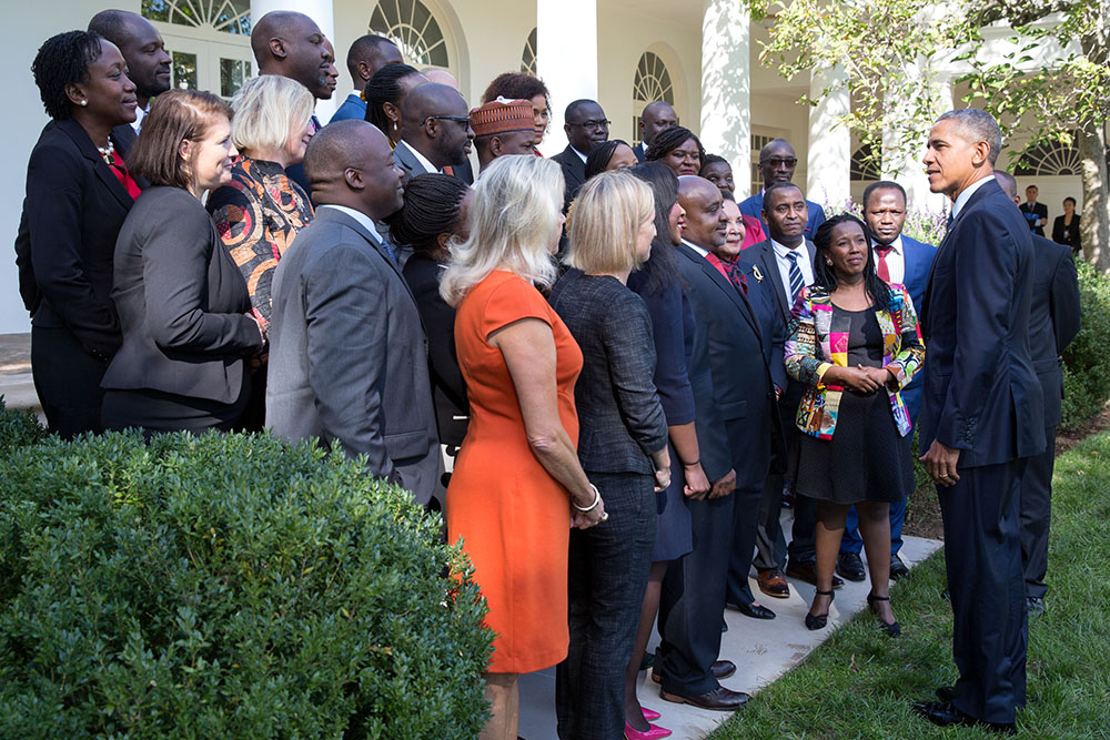 Coles alumna Nuru Mugambi at the White House