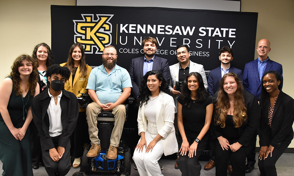 group photo of the Outstanding Students