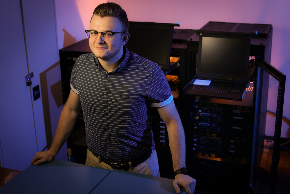 Ruben Mocuta, first Kennesaw State cybersecurity graduate