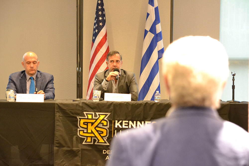 Ted Diamantis at Kennesaw State University Year of Greece Panel