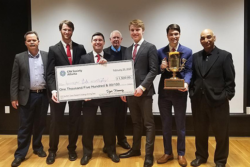 2020 Winners of the CFA Research Challenge Southern Classic.