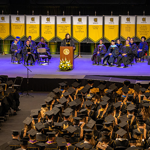 overview of KSU students graduating