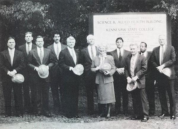 1994 Groundbreaking Ceremony for the Science & Allied Health Building. / 1994 Groundbreaking Ceremony for the Science & Allied Health Building.