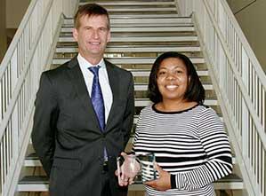  / 2013-2014 CSM Distinguished Awards, Distinguished Advising Award, Dr. Melanie Griffin, Assistant Professor of Biology, Department of Biology and Physics