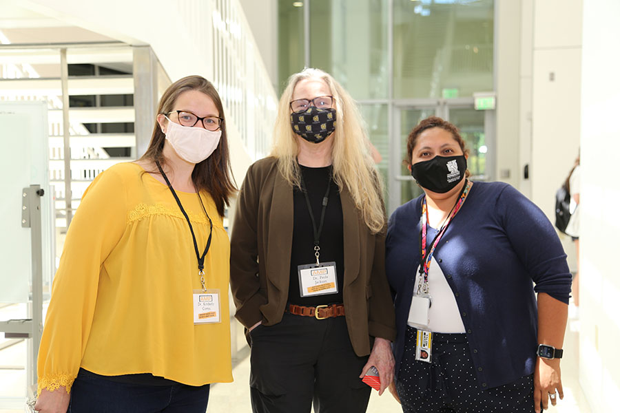  / Left to right: Dr. Kim Cortes, Dr. Paula Jackson, Dr. Selma Cuya-Smith