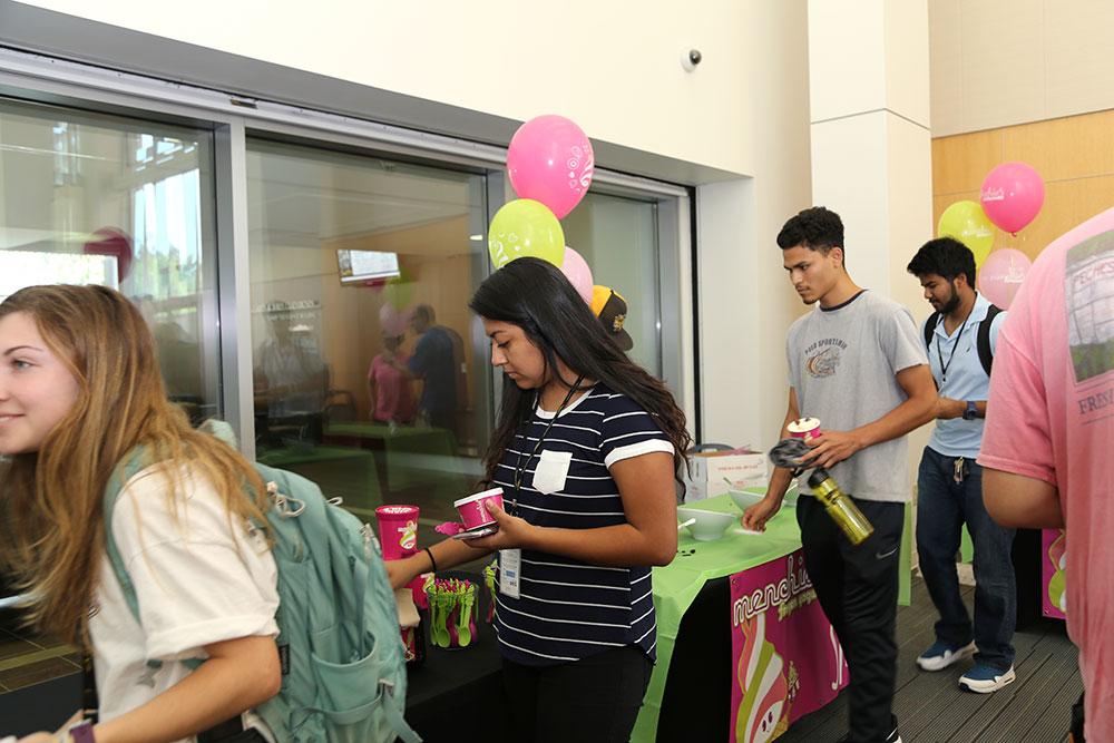  / Ice cream at the Advanced Majors Program (AMP) Backstage Pass event on August 16, 2018