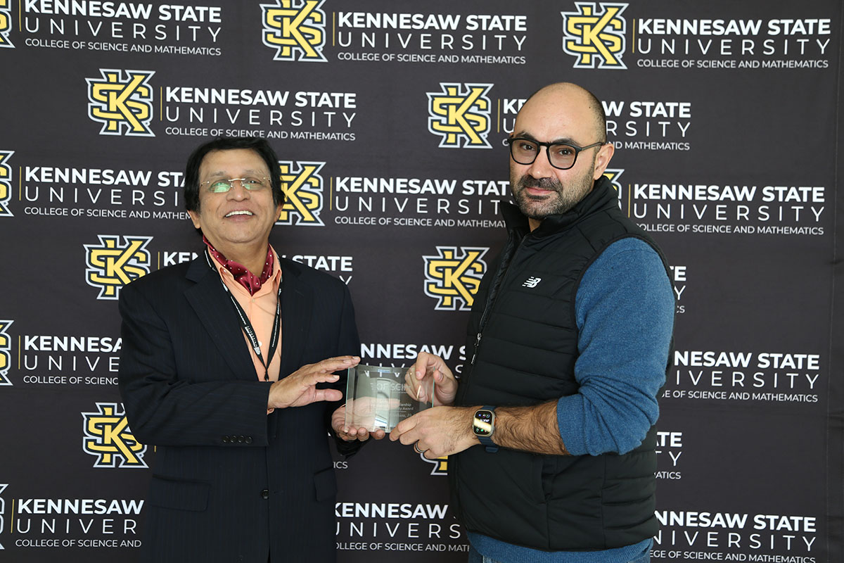 Andreas Papaefstathiou, Ph.D. — CSM Outstanding Research and Creative Activity Award / Andreas Papaefstathiou, Ph.D. — College of Science and Mathematics (CSM) Outstanding Research and Creative Activity Award