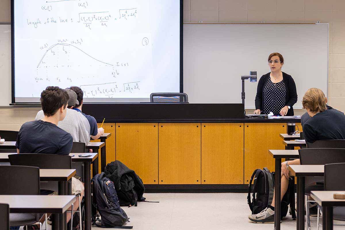 Mathematics classroom at Kennesaw State University. / Mathematics classroom at Kennesaw State University.